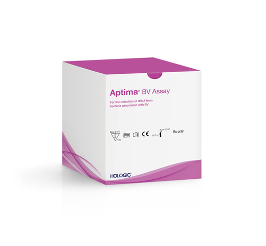 Ensaio Aptima® BV em fundo branco