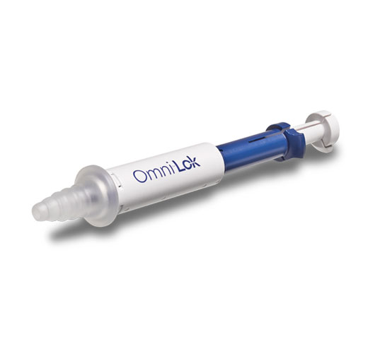 Omni® Lok Selo Cervical da Hologic em fundo branco
