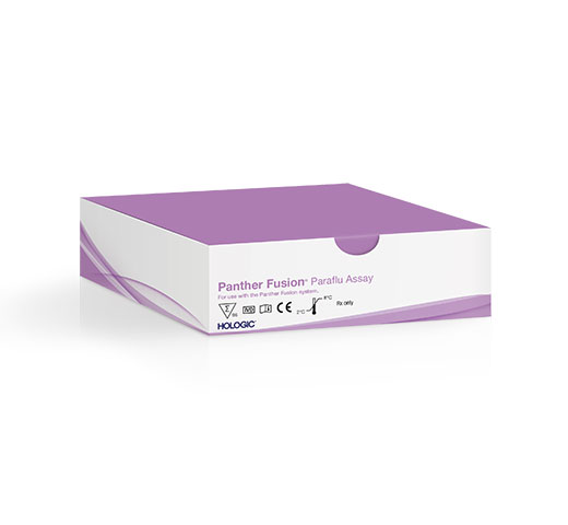 Ensaio Panther Fusion® Paraflu da Hologic em fundo branco