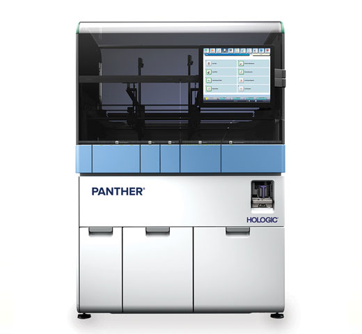 Hologic Panther® System in white background	Sistema Panther® da Hologic em fundo branco