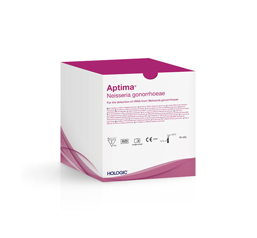Ensaio Aptima® Neisseria gonorrhoeae em fundo branco
