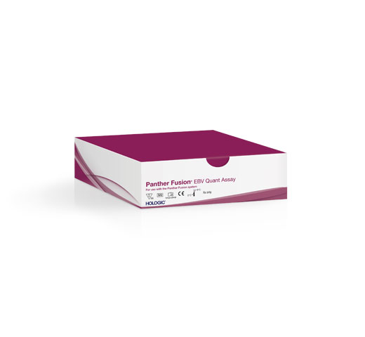 Ensaio Panther® Fusion EBV Quant da Hologic em fundo branco