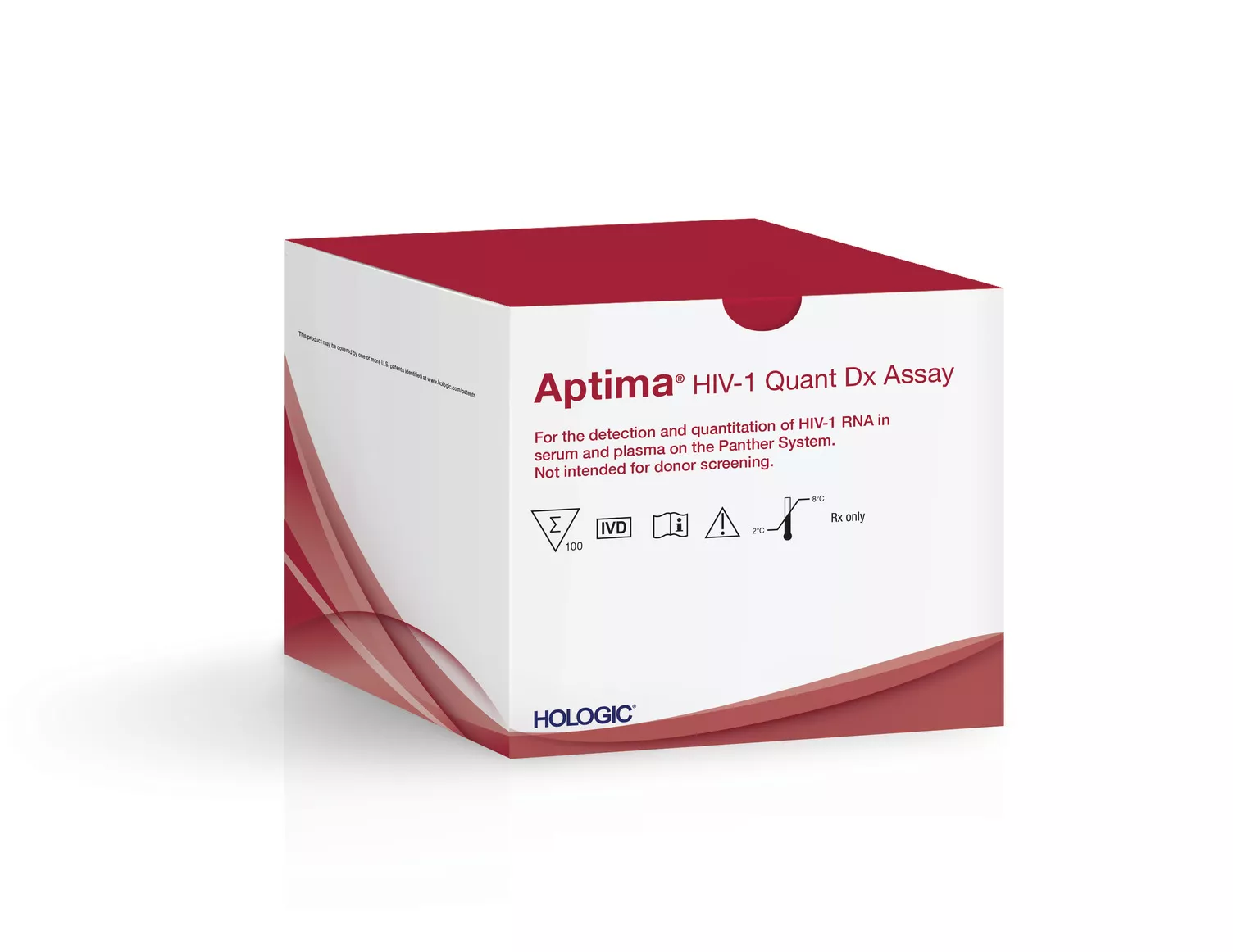 Ensaio Aptima™ HIV-1 Quant Dx em fundo branco