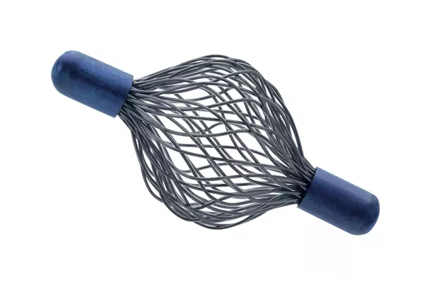 Marcador de biopsia em fundo branco