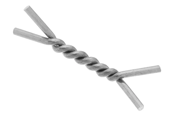 Marcador de biopsia em fundo branco