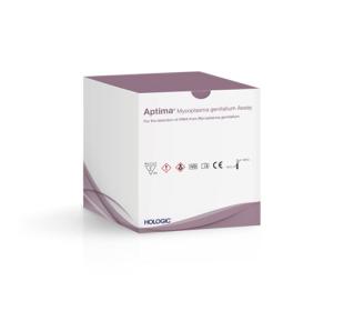 Ensaio Aptima® Mycoplasma genitalium da Hologic em fundo branco