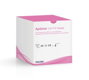 Ensaio Aptima® CV/TV da Hologic em fundo branco