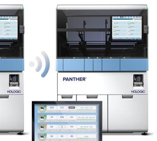 Imagem do Panther® Link da Hologic em fundo branco